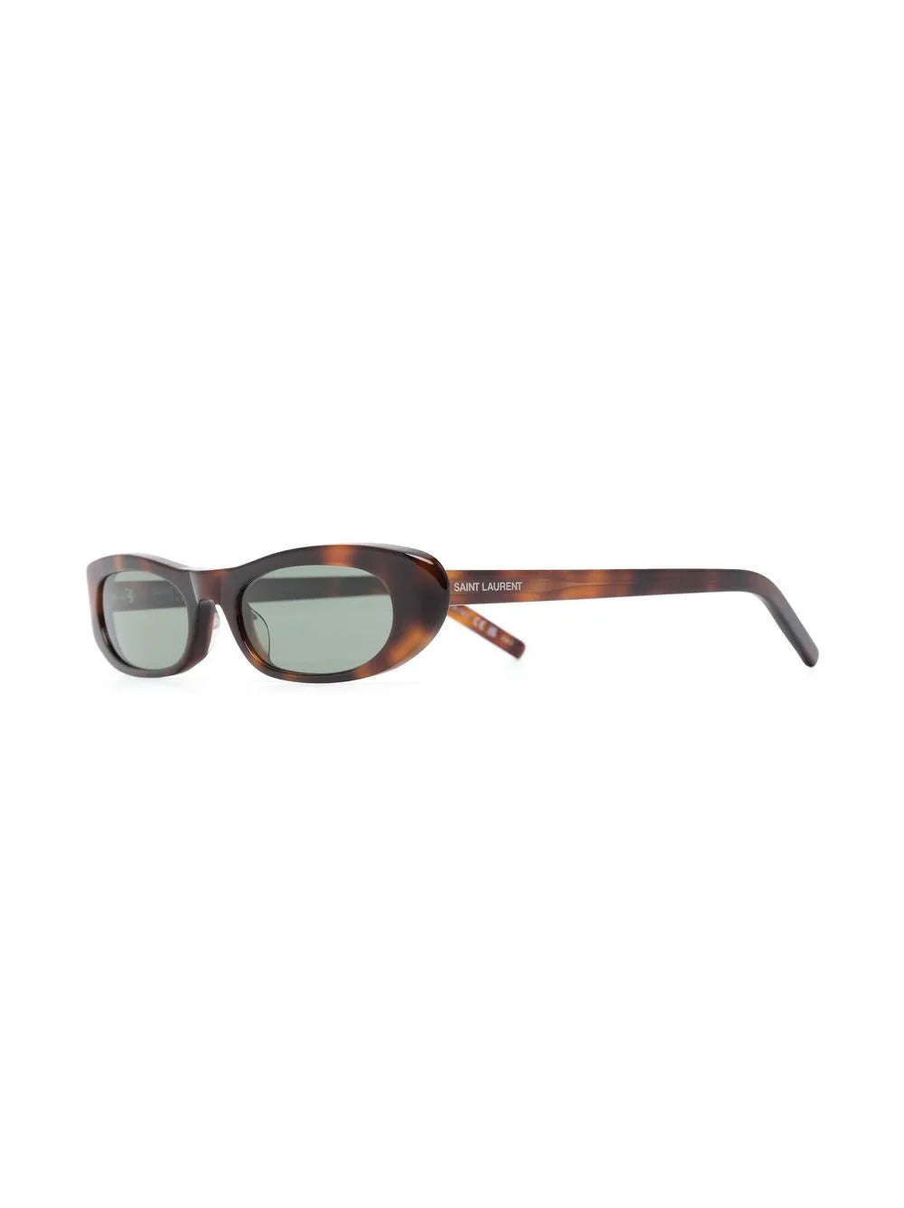 Saint Laurent Eyewear lunettes de soleil SL557 à effet écailles de tortue