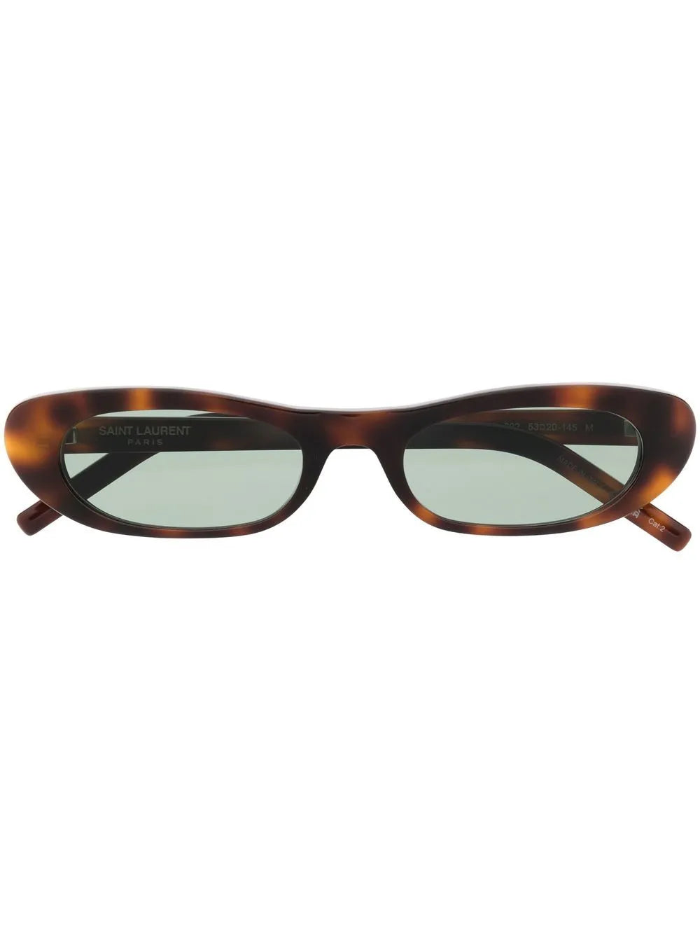 Saint Laurent Eyewear lunettes de soleil SL557 à effet écailles de tortue
