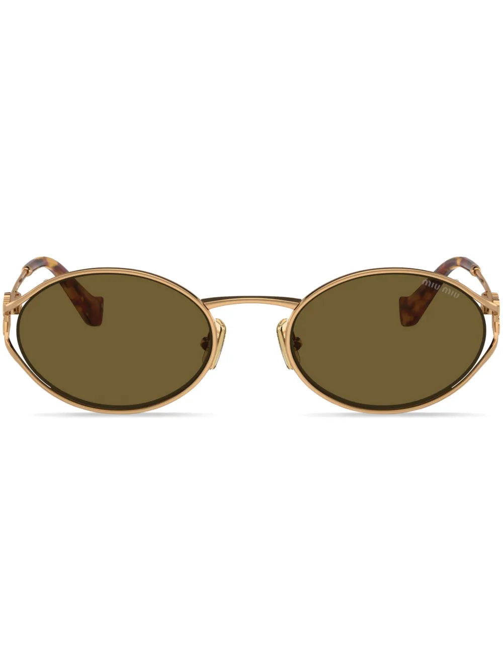 Miu Miu Eyewear lunettes de soleil à monture ovale