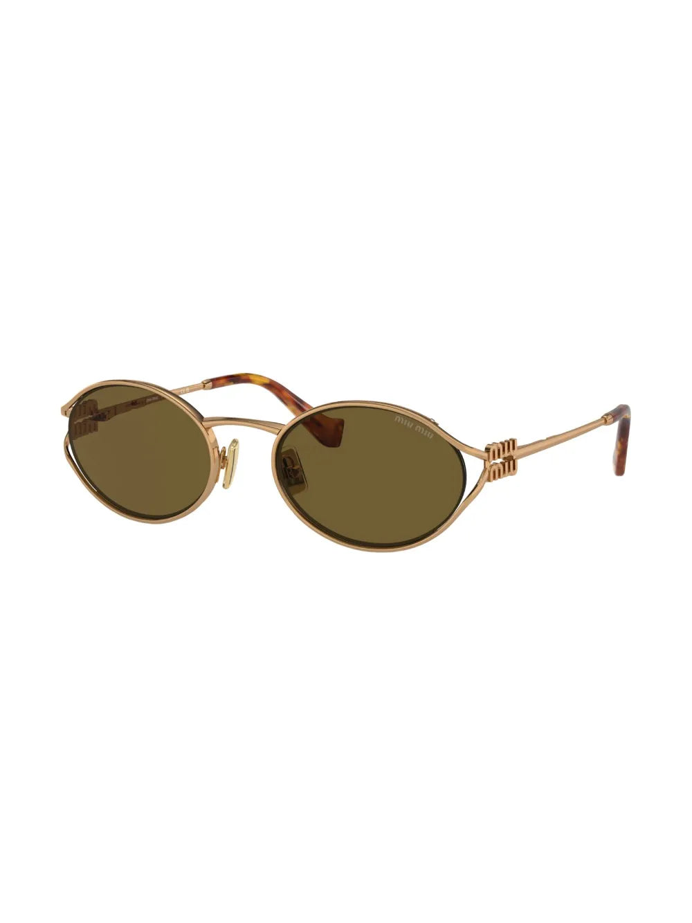 Miu Miu Eyewear lunettes de soleil à monture ovale