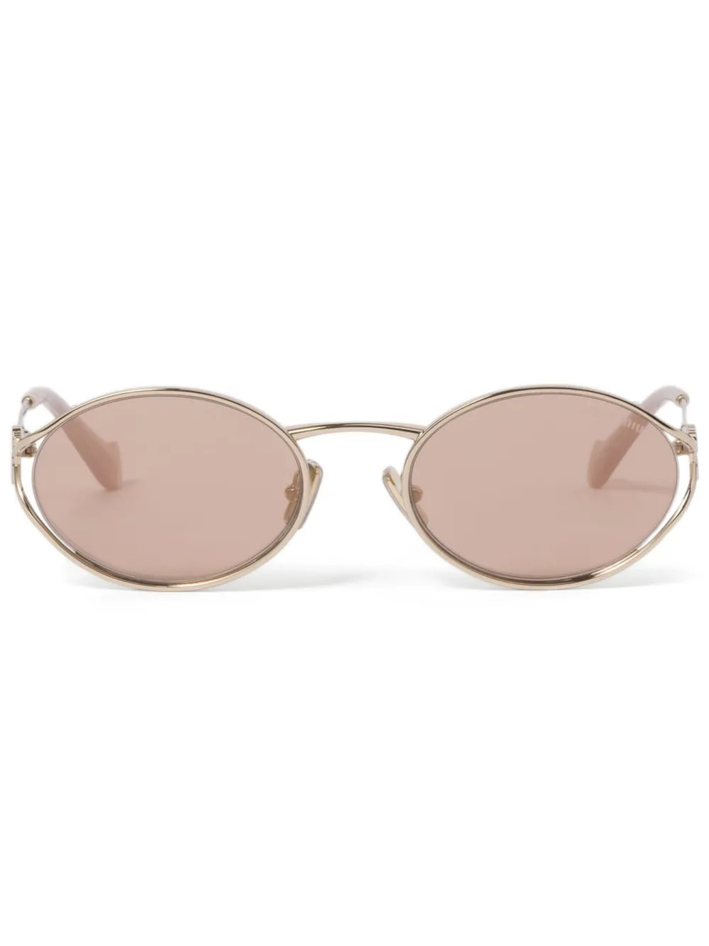 Miu Miu Eyewear lunettes de soleil CC à monture ovale
