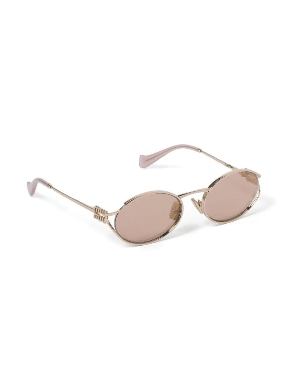 Miu Miu Eyewear lunettes de soleil CC à monture ovale