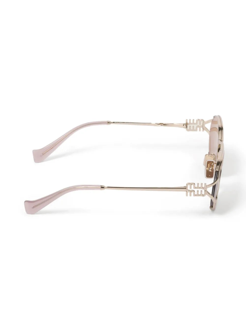 Miu Miu Eyewear lunettes de soleil CC à monture ovale