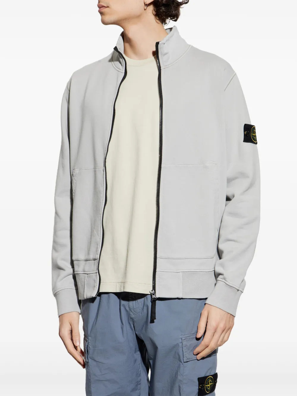 sweat en coton à patch Compass