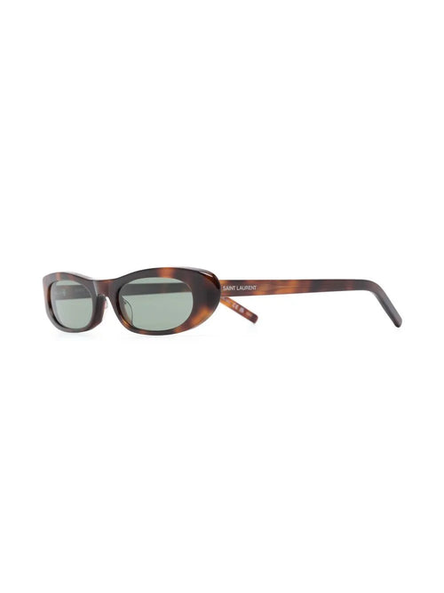 Saint Laurent Eyewear lunettes de soleil SL557 à effet écailles de tortue