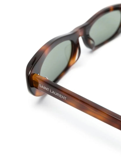 Saint Laurent Eyewear lunettes de soleil SL557 à effet écailles de tortue