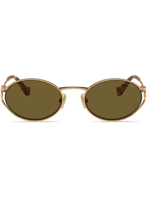 Miu Miu Eyewear lunettes de soleil à monture ovale