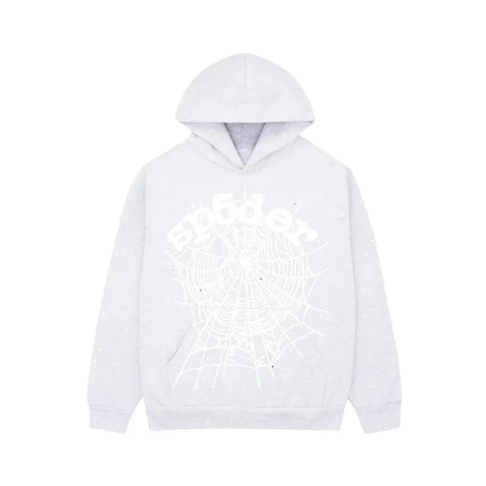 SPIDER HOODIE OG WEB HEATHER GREY